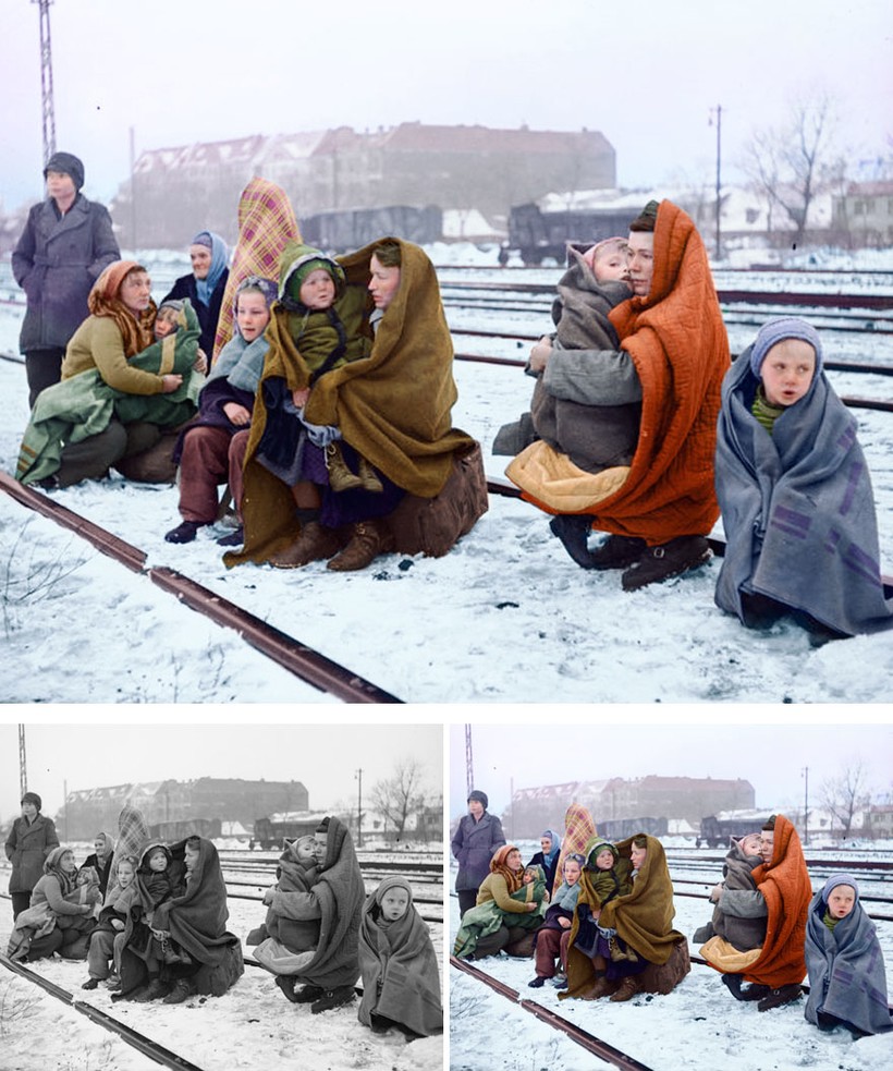15 сенсационных колоризированных фото, на которых оживает история 