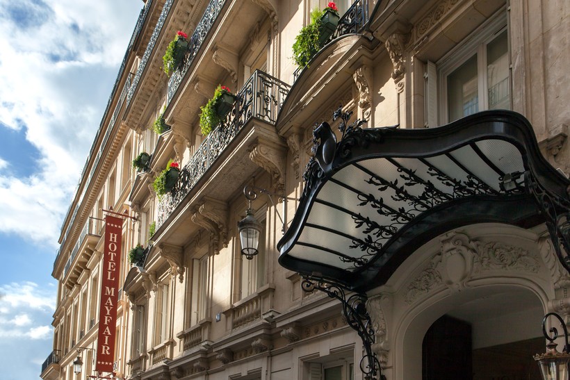 Бутик-отель Mayfair — королевский, изысканный отдых в самом сердце Парижа
