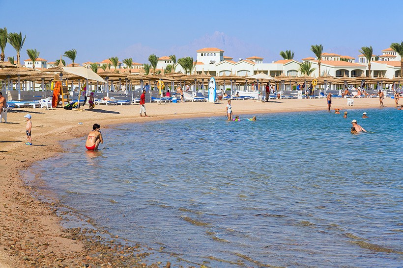 Красное море, отельная территория