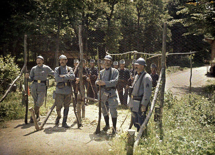 Редкие 100-летние фотографии, демонстрирующие Первую мировую войну в цвете
