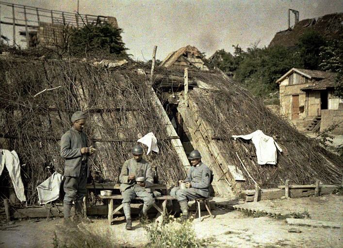 Редкие 100-летние фотографии, демонстрирующие Первую мировую войну в цвете