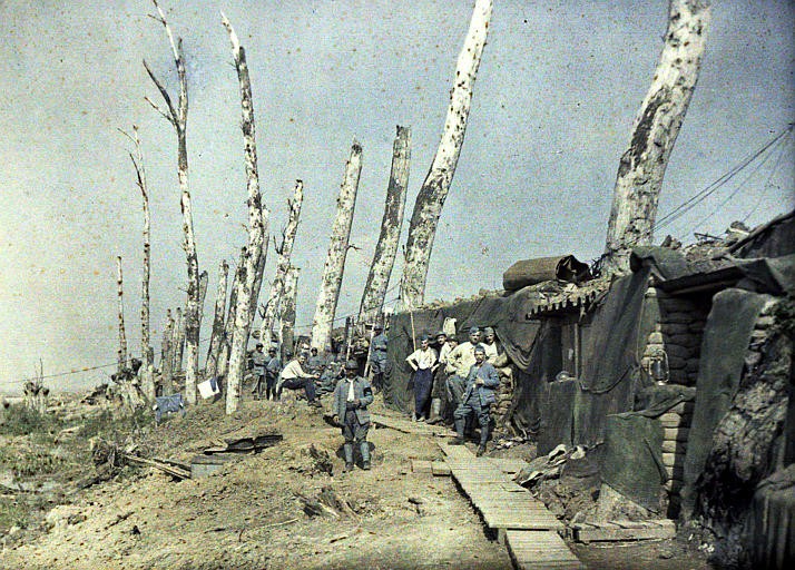 Редкие 100-летние фотографии, демонстрирующие Первую мировую войну в цвете