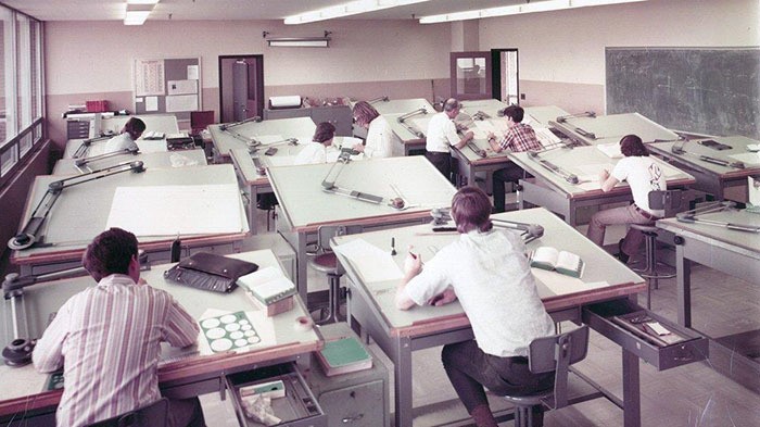 19 винтажных фото о том, как работали люди до того, как появился AutoCAD