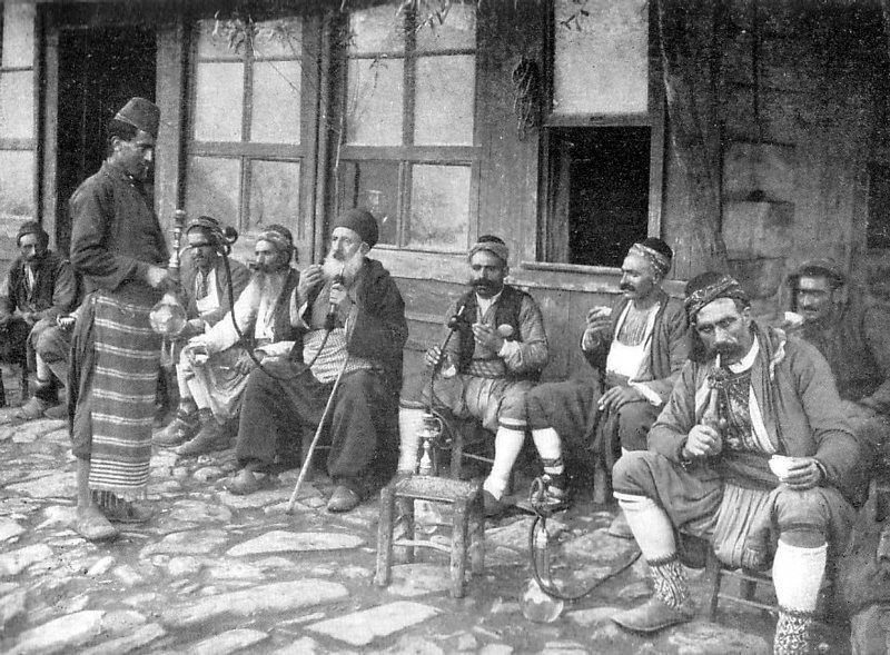 Кофейня Стамбула. Фото 1905 года