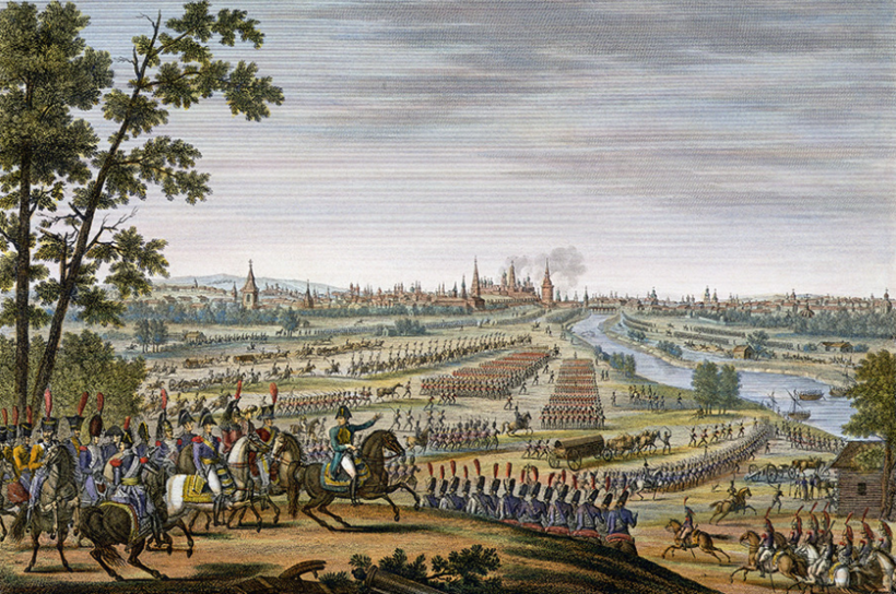 «Въезд французов в Москву 14 сентября 1812 года». Э. Бовине.