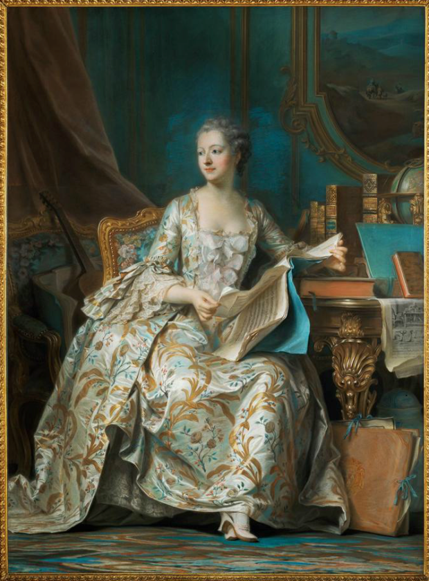 «Портрет мадам де Помпадур». Морис Кантен де Латур. 1755 год