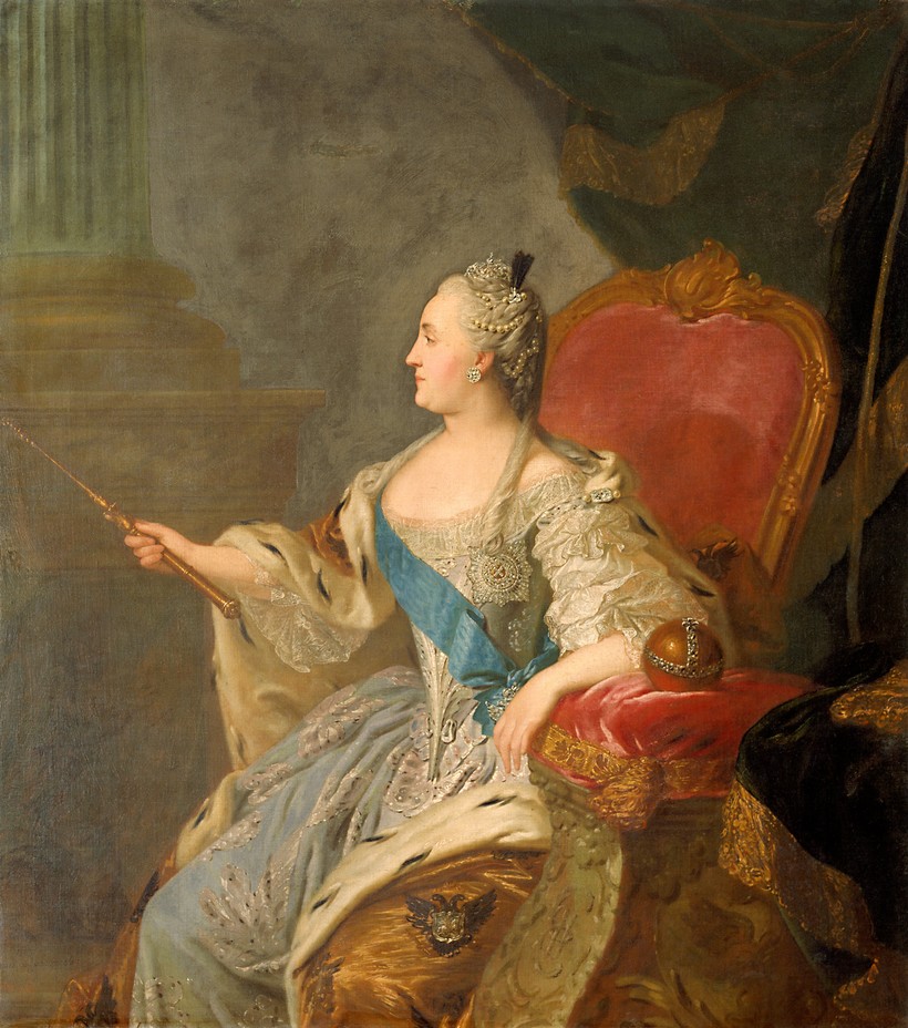 «Портрет Екатерины II», 1763 г. Ф. С. Рокотов