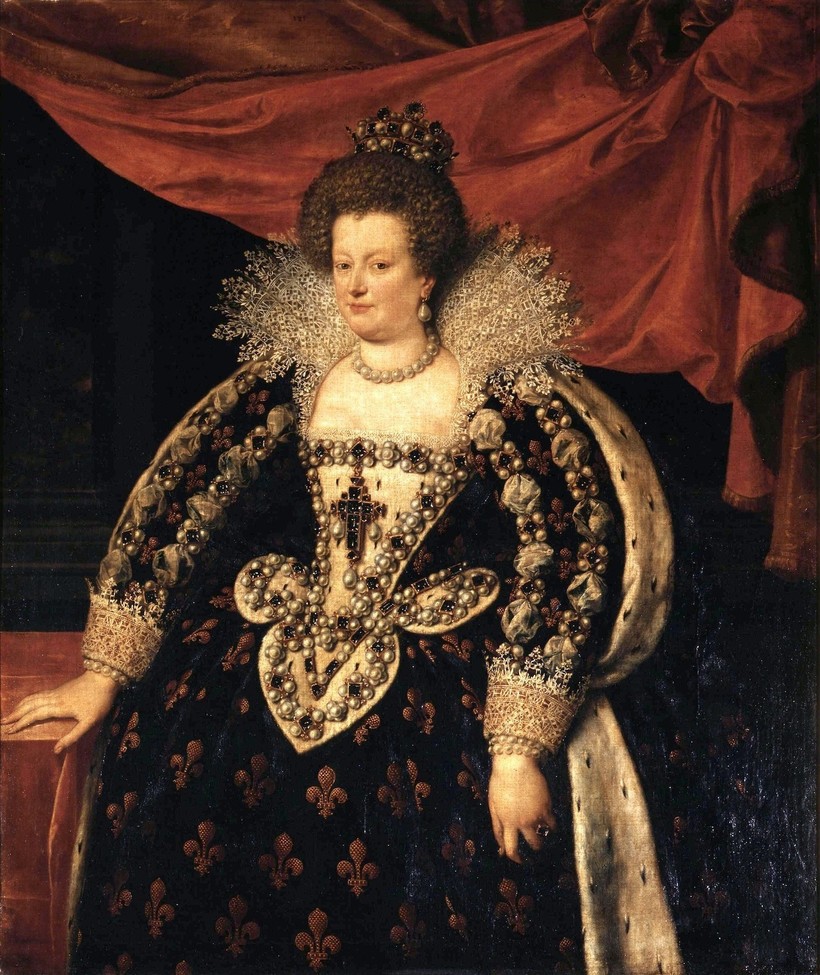 Портрет Марии Медичи, 1613 год. Франс Поурбюс Младший