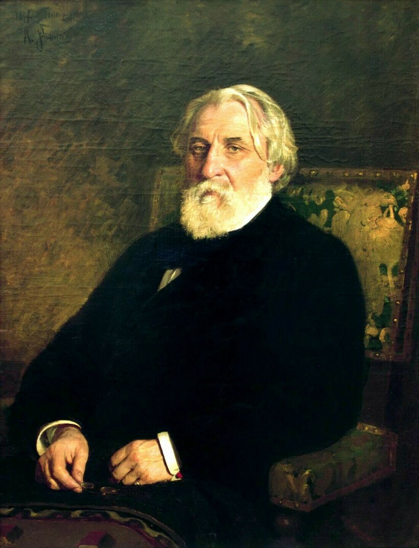 Портрет И. С. Тургенева, 1874 год. Илья Репин Портрет И. С. Тургенева, 1874 год. Илья Репин