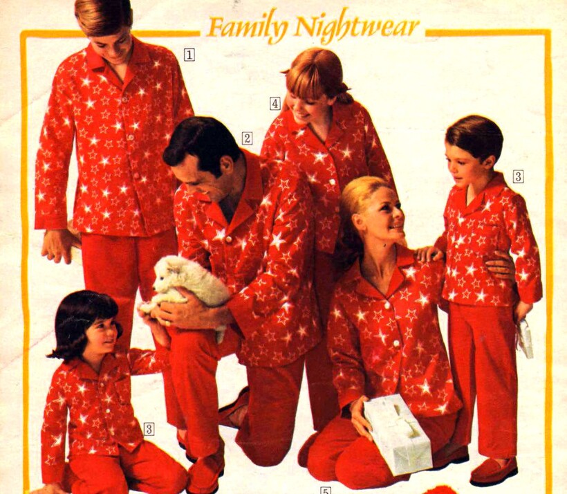 Блог - Family look прошлого века: 17 винтажных фото рождественских пижам и история традиции Family look прошлого века: 17 винтажных фото рождественских пижам и история традиции