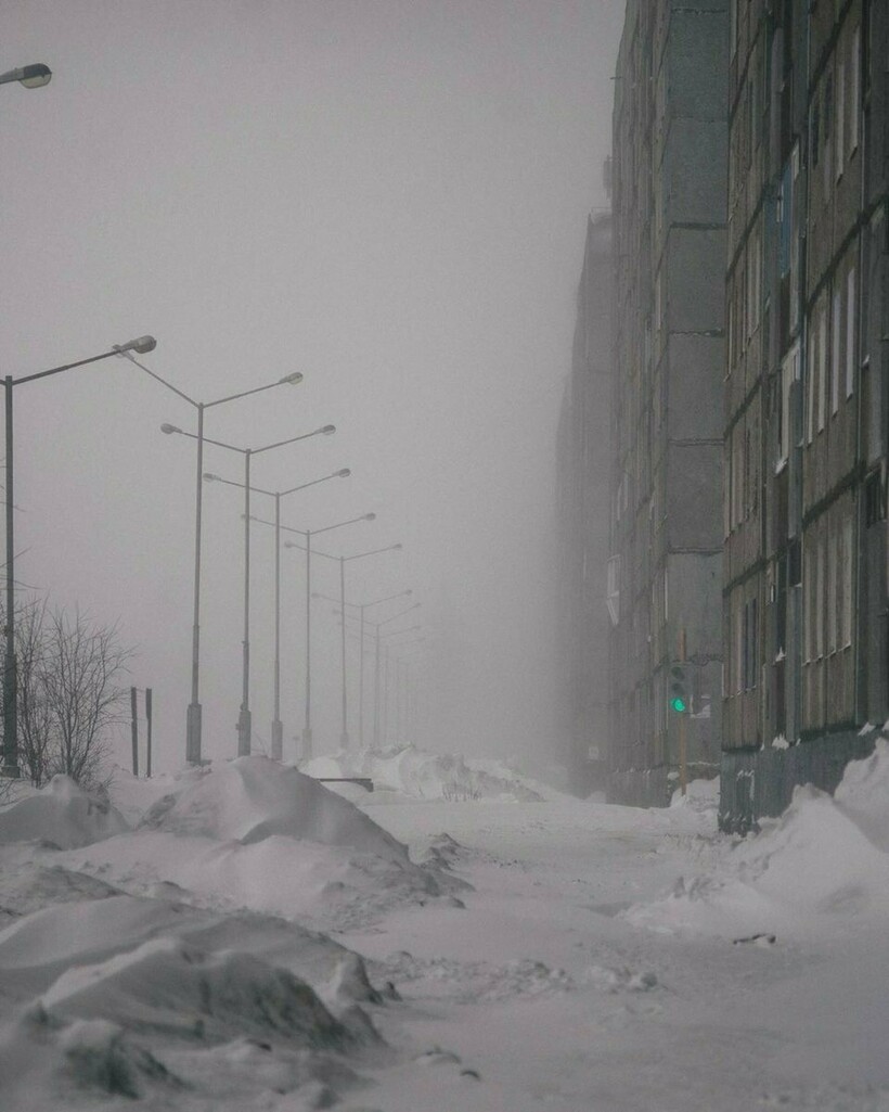 Блог - 18 невероятных фото из заснеженного Норильска 18 невероятных фото из заснеженного Норильска