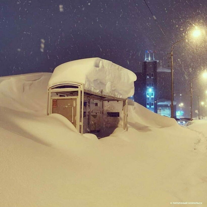 Блог - 18 невероятных фото из заснеженного Норильска 18 невероятных фото из заснеженного Норильска