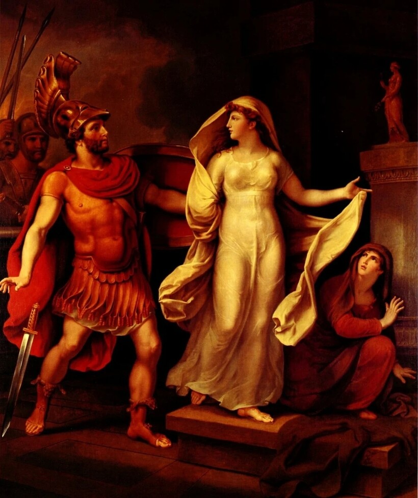 «Менелай и Елена», 1816 г. Иоганн Тишбейн «Менелай и Елена», 1816 г. Иоганн Тишбейн