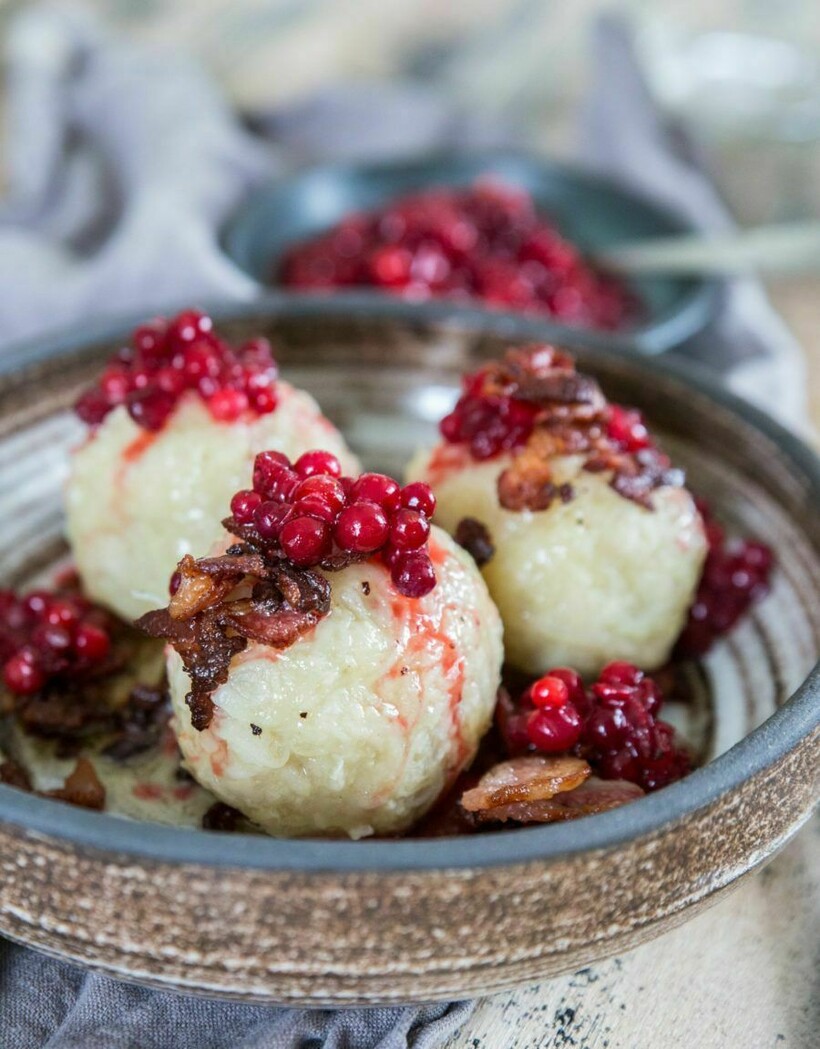У шведов дамплинги из картофеля с мясными начинками У шведов дамплинги из картофеля с мясными начинками