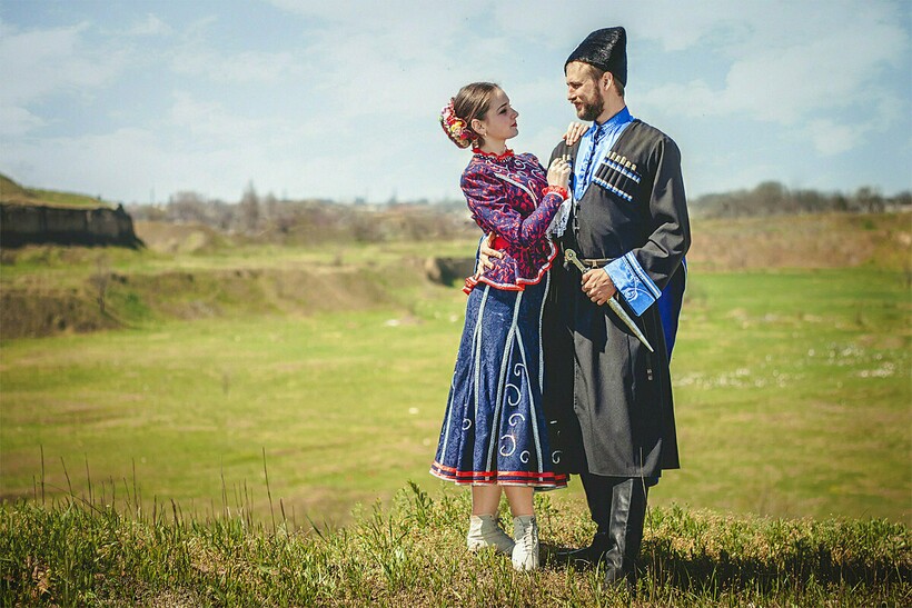 Семья казаков