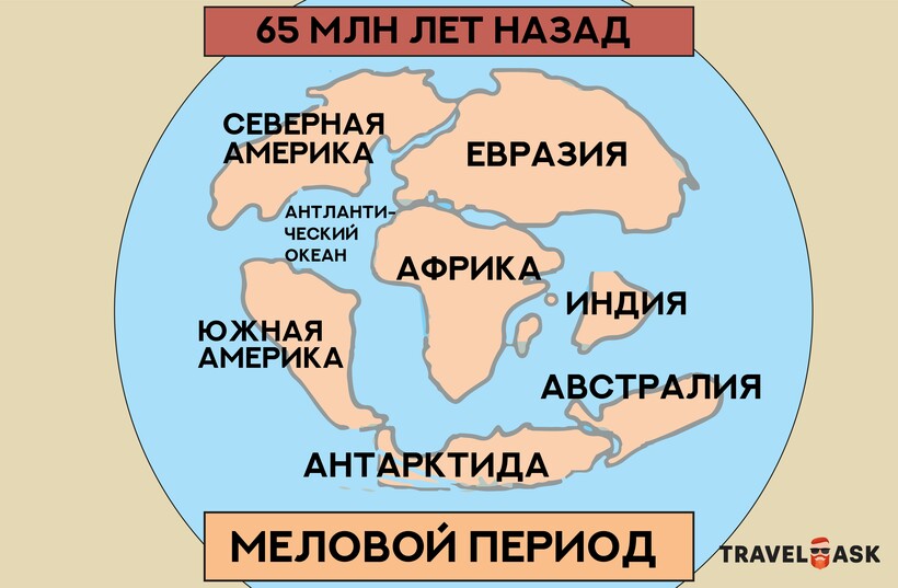 Блог - Инфографика: Как менялся облик Земли Инфографика: Как менялся облик Земли