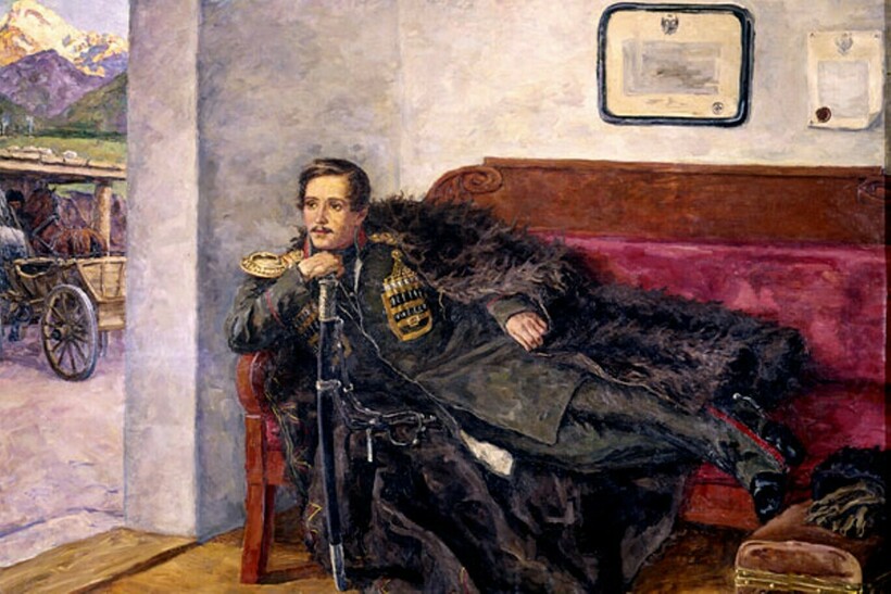 «Портрет Михаила Лермонтова», 1943 год. Петр Кончаловский «Портрет Михаила Лермонтова», 1943 год. Петр Кончаловский