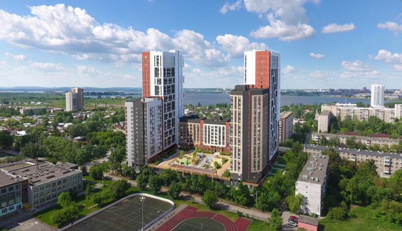 Застройка Верх-Исетского района
