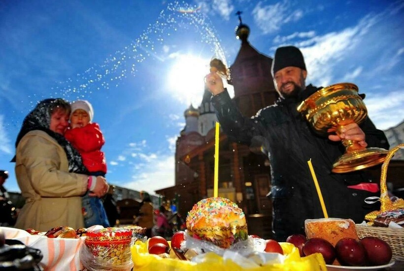 Куличи и яйца — неизменный атрибут Пасхи