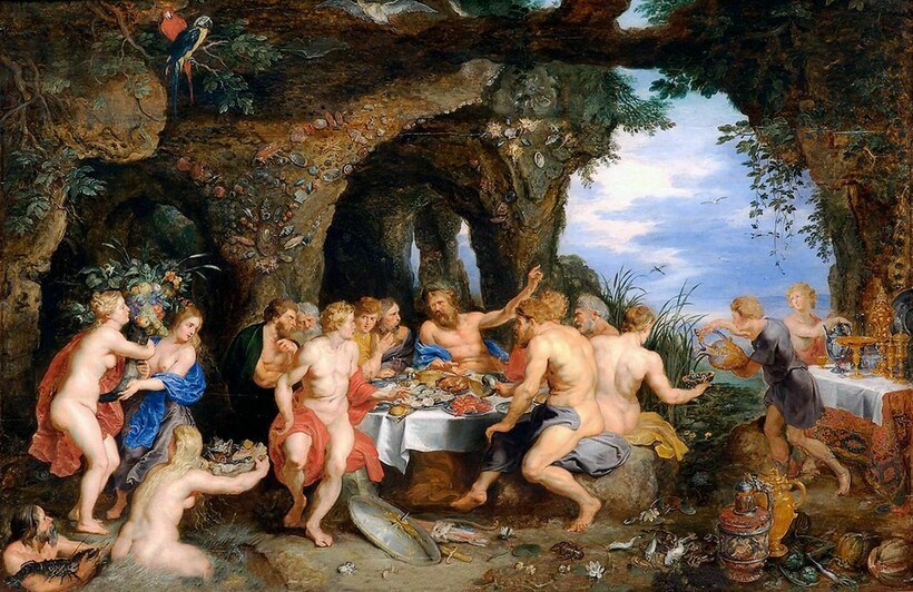«Пир богов на Олимпе», 1602 г. П. П. Рубенс «Пир богов на Олимпе», 1602 г. П. П. Рубенс