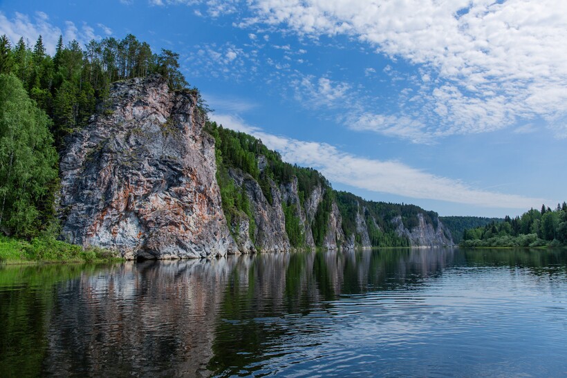 Река Чусовая на Среднем Урале