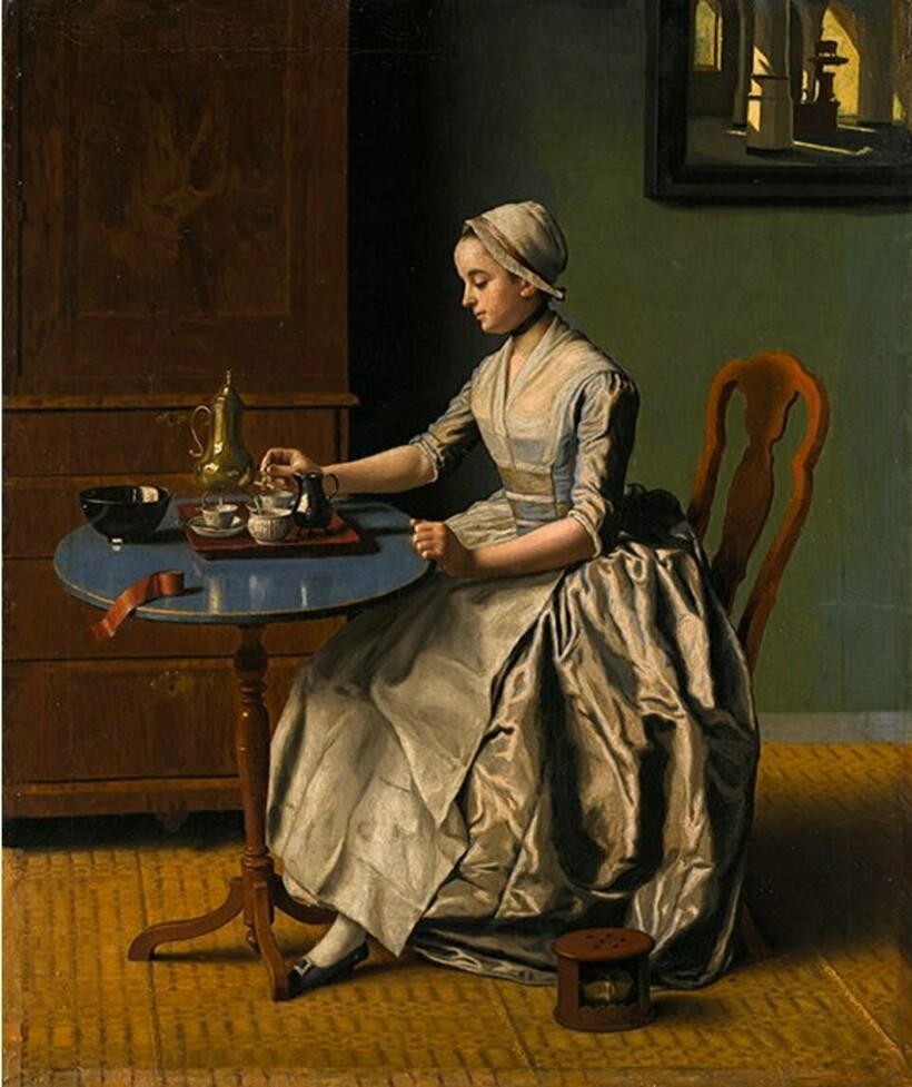 «Голландская девушка за завтраком», 1757 год. Жан-Этьен Лиотар «Голландская девушка за завтраком», 1757 год. Жан-Этьен Лиотар
