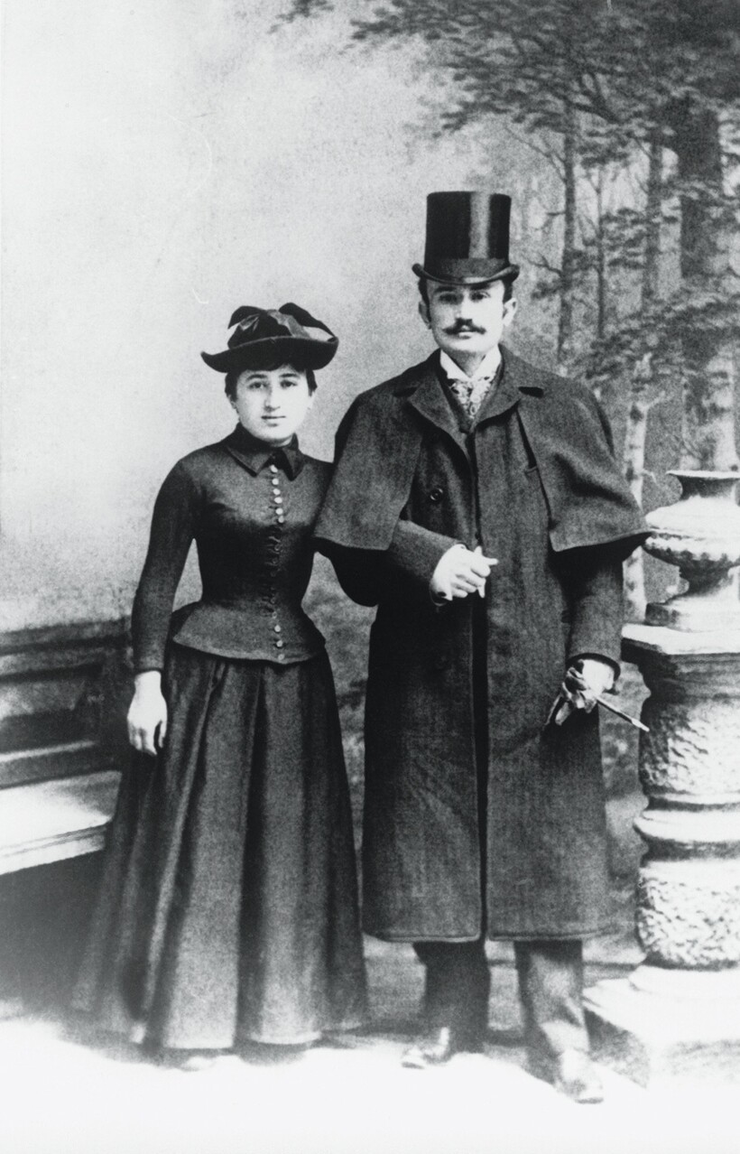 Роза Люксембург и Лео Йогихес, 1892 год Роза Люксембург и Лео Йогихес, 1892 год