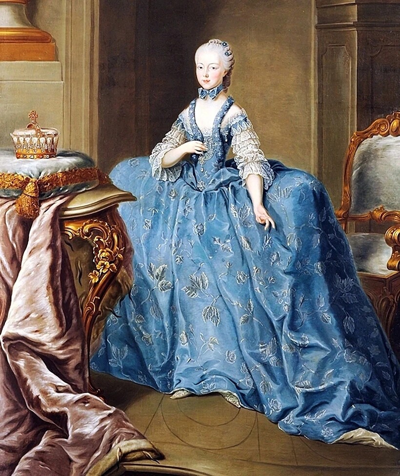 Мария Йоанна Австрийская, 1760 г. Портрет работы неизвестного художника Мария Йоанна Австрийская, 1760 г. Портрет работы неизвестного художника