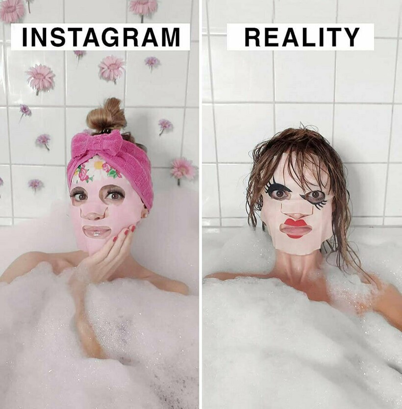 Блог - Instagram VS реальность: девушка высмеивает идеальные снимки из соцсетей Instagram VS реальность: девушка высмеивает идеальные снимки из соцсетей