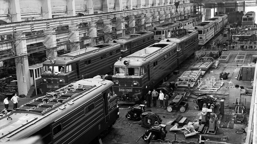 Новочеркасский электровозостроительный завод, 1962 год Новочеркасский электровозостроительный завод, 1962 год