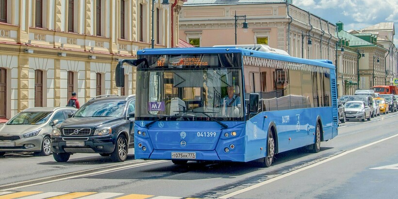 Так выглядит современный московский автобус Так выглядит современный московский автобус