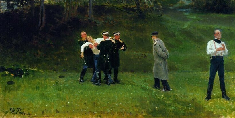 «Дуэль», 1896 год. Илья Репин «Дуэль», 1896 год. Илья Репин