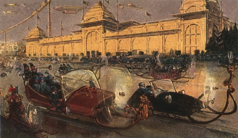 Блог - Москва через 300 лет: 7 открыток 1914 года, которые демонстрируют будущее России Москва через 300 лет: 7 открыток 1914 года, которые демонстрируют будущее России