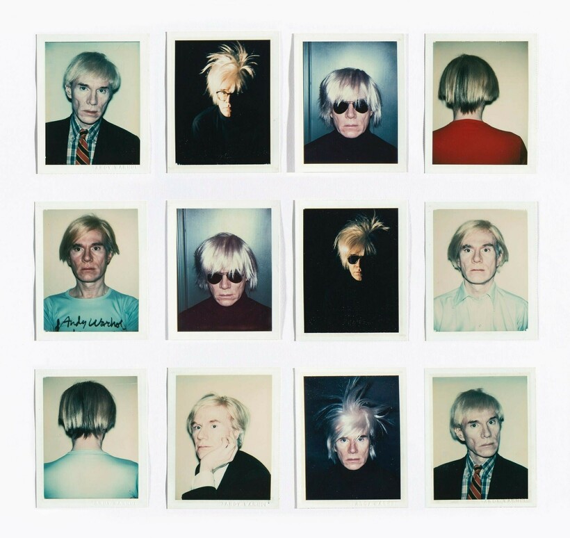 Энди Уорхол обожал делать автопортреты на Polaroid Энди Уорхол обожал делать автопортреты на Polaroid