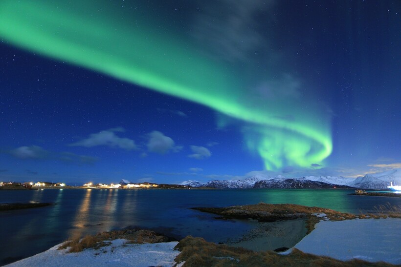 Северное сияние в небе над Скандинавией. Фото: John Huang/pixabay.com Северное сияние в небе над Скандинавией. Фото: John Huang/pixabay.com