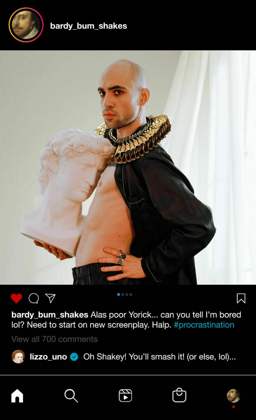 От Ван Гога до Чингисхана: как бы выглядели Instagram-страницы известных людей