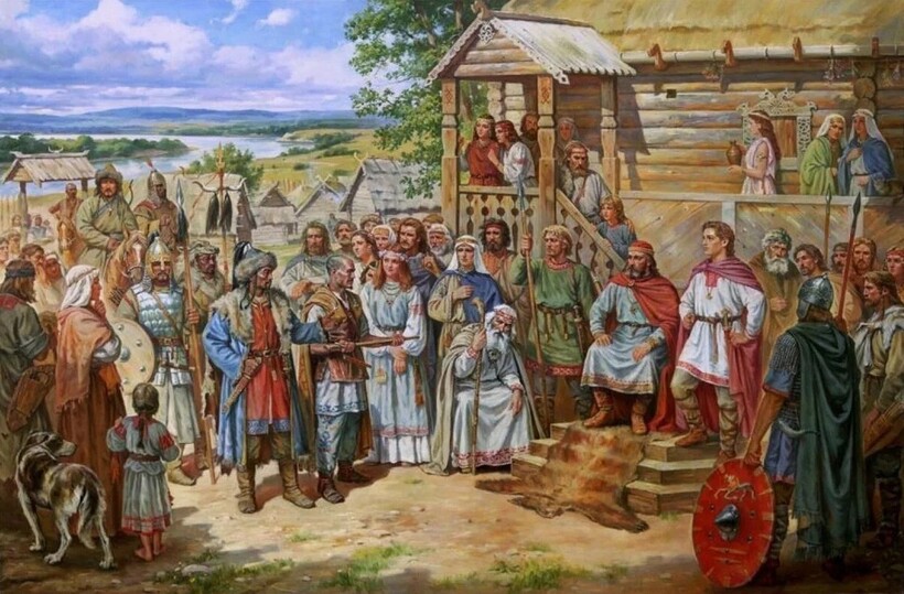 Историки XVIII века уверяли, что образованием государства славяне обязаны немцам. Изображение: Артур Орленов/artlib.ru Историки XVIII века уверяли, что образованием государства славяне обязаны немцам. Изображение: Артур Орленов/artlib.ru