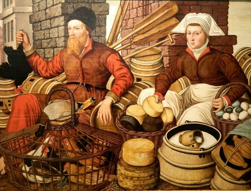 «Сцена на рынке», 1569 год. Ян Ван Хорст «Сцена на рынке», 1569 год. Ян Ван Хорст