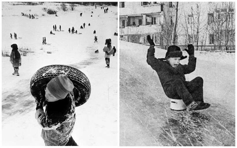 Блог - 12 фото о том, как развлекались советские дети зимой 12 фото о том, как развлекались советские дети зимой