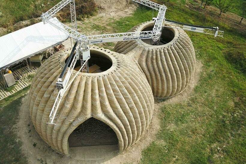 Блог - 200 часов и никакого мусора — итальянцы начали печатать 3D-дома из глины и земли 200 часов и никакого мусора — итальянцы начали печатать 3D-дома из глины и земли