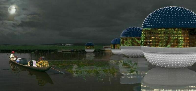 Непотопляемые дома. Фото: designboom.com Непотопляемые дома. Фото: designboom.com
