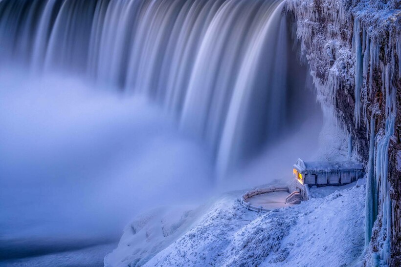 Ниагарский водопад прекрасен и летом, и зимой. Фото: from500px.tumblr.com. Автор: Marvin Ramos Ниагарский водопад прекрасен и летом, и зимой. Фото: from500px.tumblr.com. Автор: Marvin Ramos