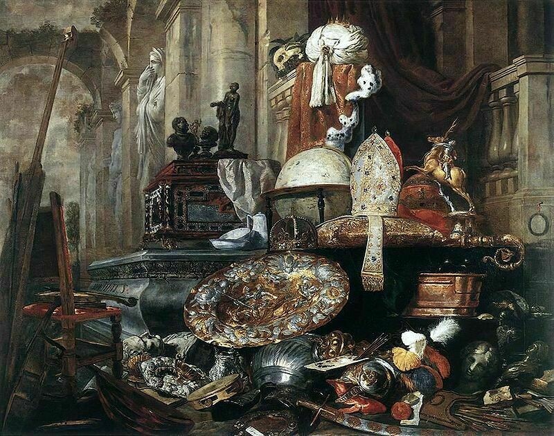 Натюрморт Питера Буля, 1663 г. Натюрморт Питера Буля, 1663 г.