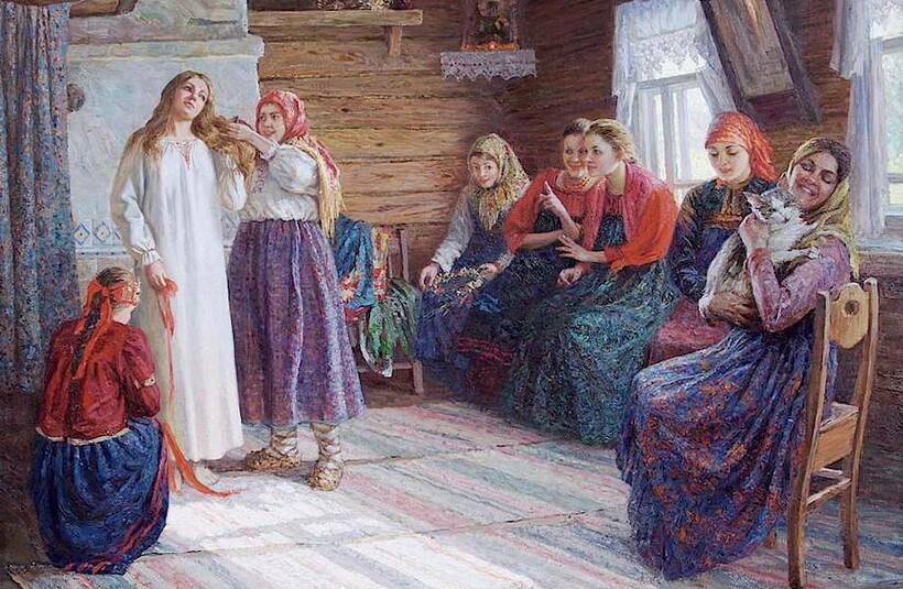 «Крестьянская свадьба». Н. А. Антохина-Куракса «Крестьянская свадьба». Н. А. Антохина-Куракса