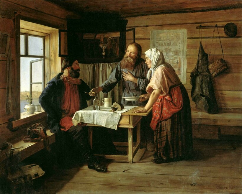 «Демьянова уха». Андрей Попов, 1856 год «Демьянова уха». Андрей Попов, 1856 год