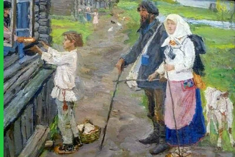 Картина «Слепцы», Аркадий Пластов Картина «Слепцы», Аркадий Пластов