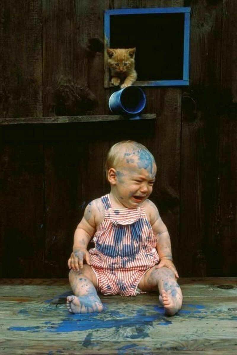 Блог - 15 милых фотографий, доказывающих, что кошки — лучшие няни 15 милых фотографий, доказывающих, что кошки — лучшие няни