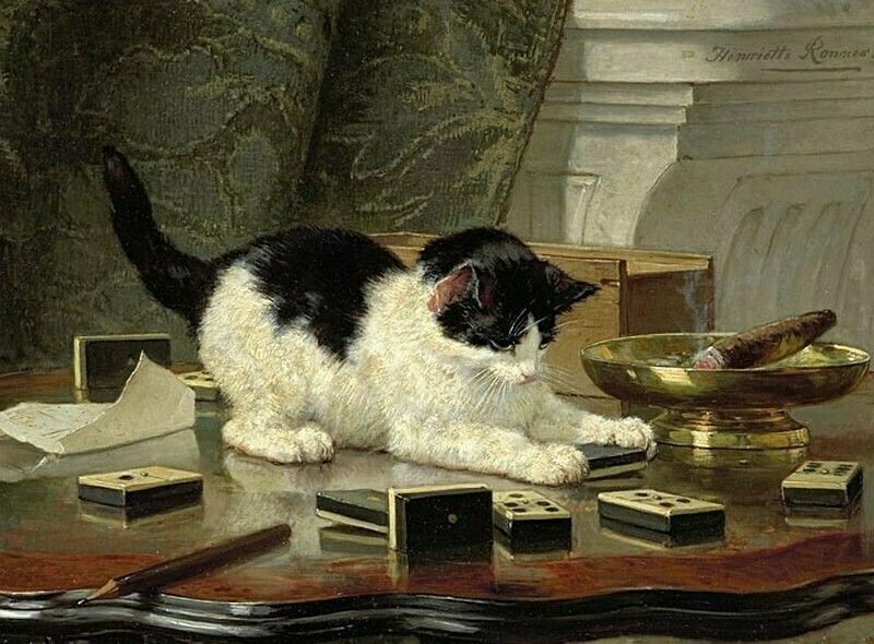 Блог - 11 произведений искусства, которые доказывают, что кошки всегда были озорниками 11 произведений искусства, которые доказывают, что кошки всегда были озорниками