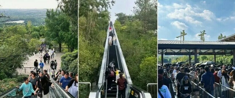 Блог - Видео: в Китае установили гигантские эскалаторы в горах Видео: в Китае установили гигантские эскалаторы в горах