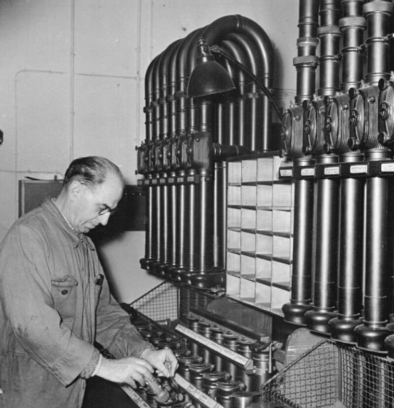 Блог - 14 колоритных снимков, как в прошлом работала пневмопочта 14 колоритных снимков, как в прошлом работала пневмопочта